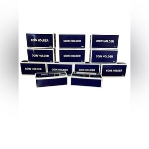 Coin Flips 586 pieces 12 Assorted Sizes 2" x 2" Cardboard Coin Holders